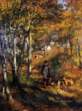 Jules Le Couer en el bosque de Fontainebleau Pierre Auguste Renoir Pinturas al óleo
